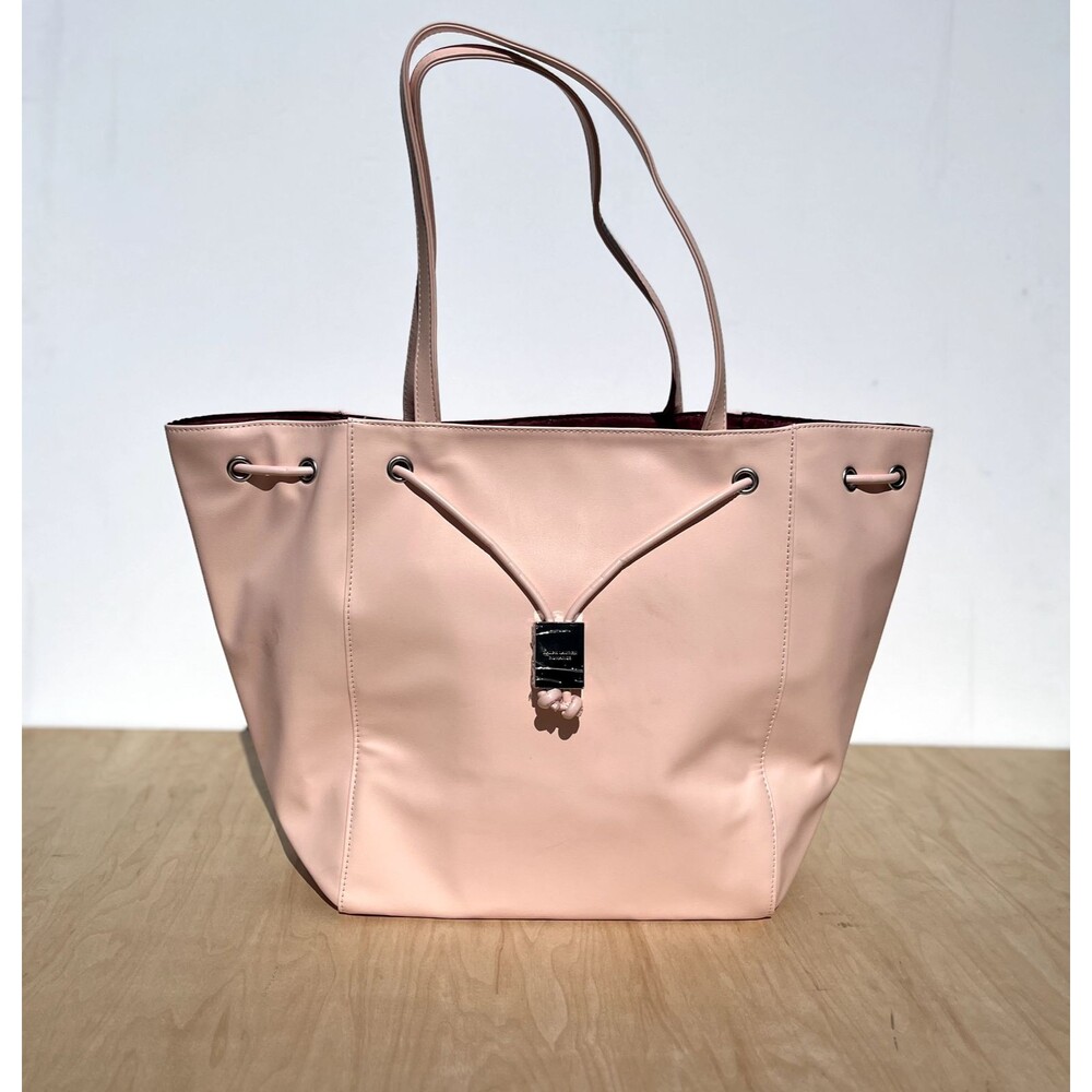 Ralph Lauren Romance Tote Bag Nude Pink with Silver Hardware - EUC
